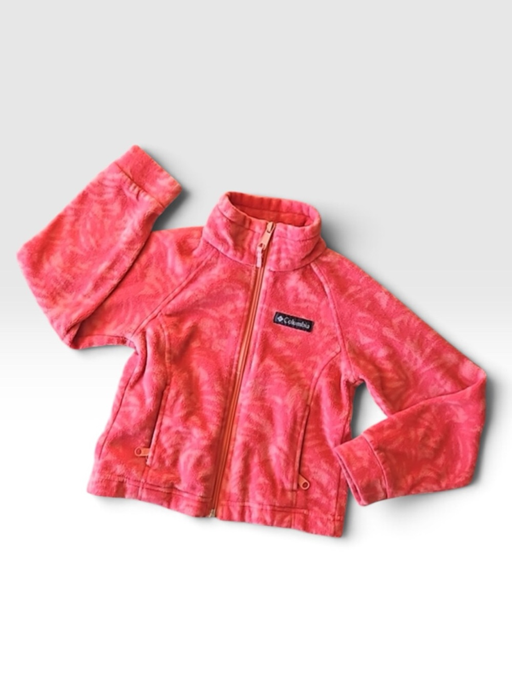 Columbia Infant Patterned Fleece Full-Zip Jacket Size 6-12 Months